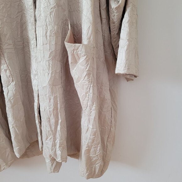 Vintage Made in Canada Hilary Radley Crinkle Coat-Size 10 - Picture 4 of 10